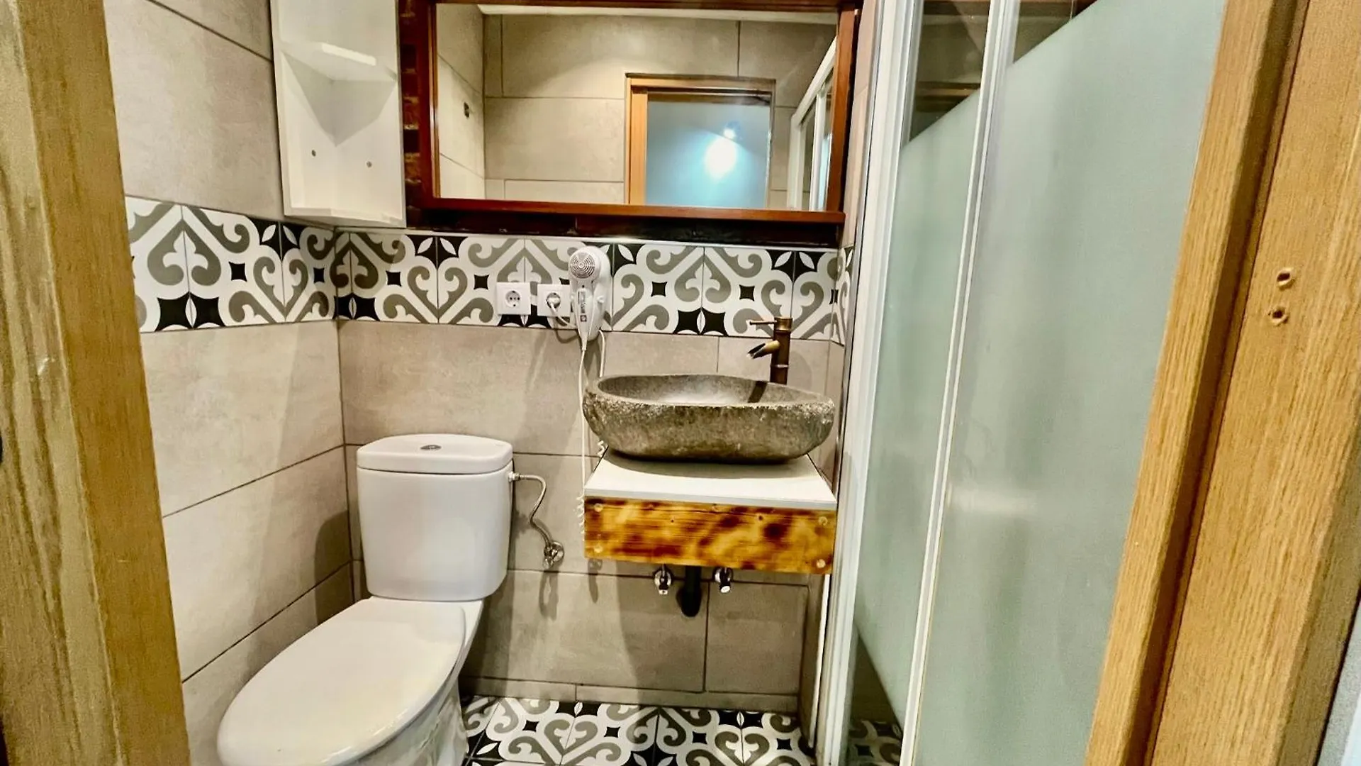 B4 Estudio Nuevo! Cocina Y Bano Privado! A 1 Calle Del Metro バルセロナ