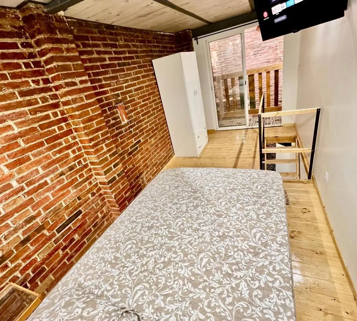 アパート B4 Estudio Nuevo! Cocina Y Bano Privado! A 1 Calle Del Metro バルセロナ スペイン